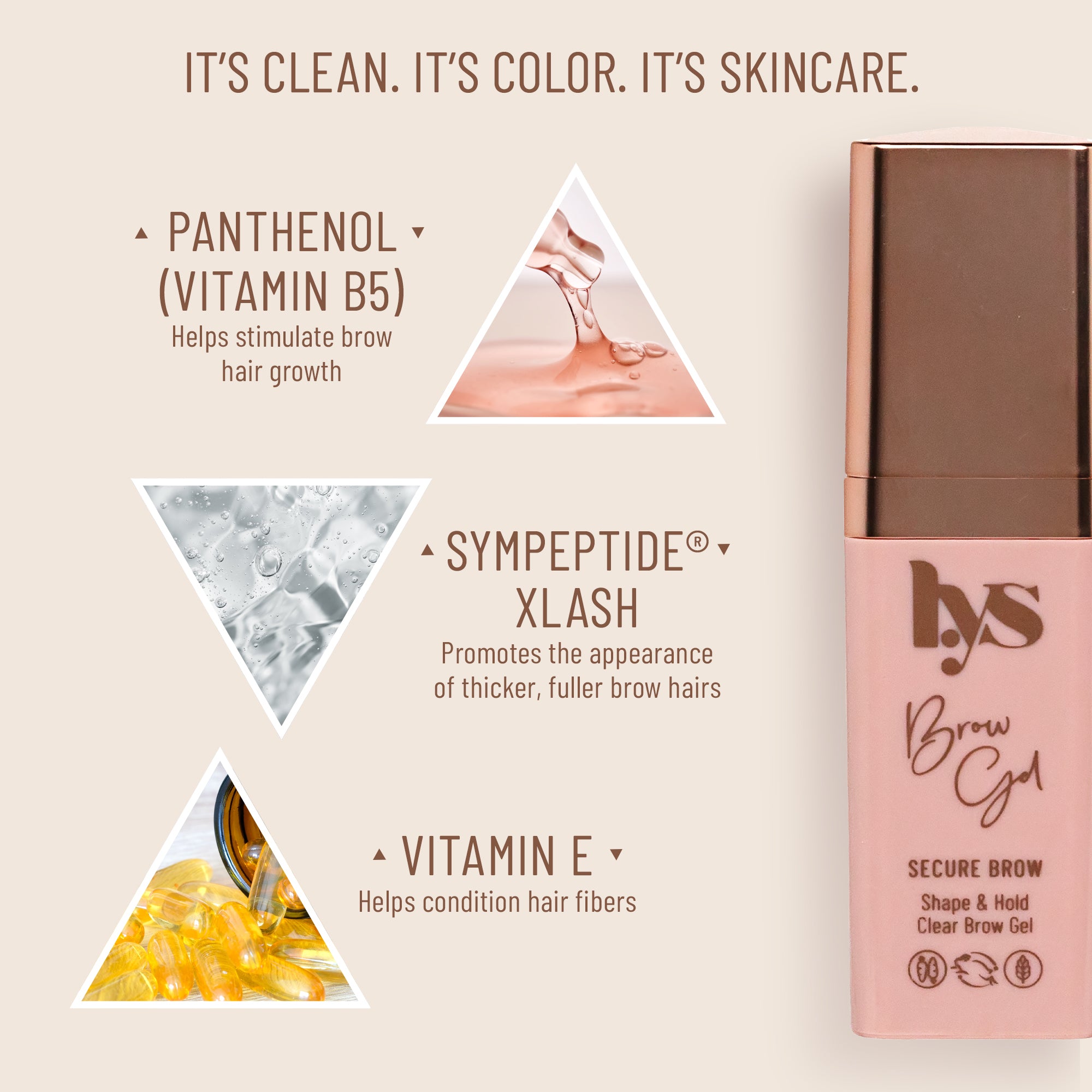 Secure Brow Shape + Hold Clear Brow Gel – LYS Beauty