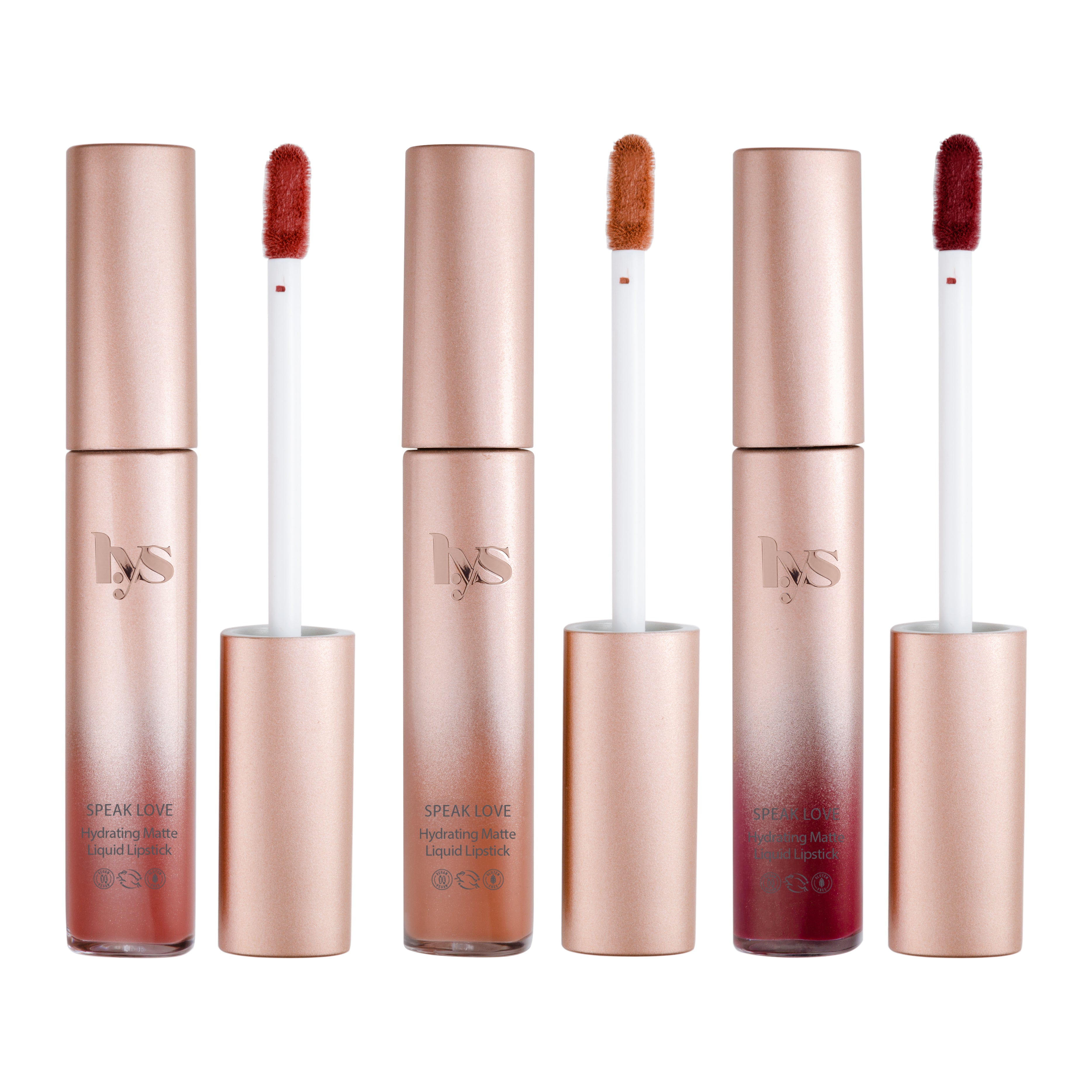 Speak Love 3pc Matte Liquid Lipstick Set – LYS Beauty