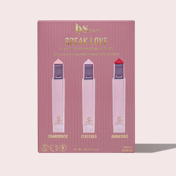 Speak Love 3-Piece Mini Lip-Plumping Glossy Lip Balm Set